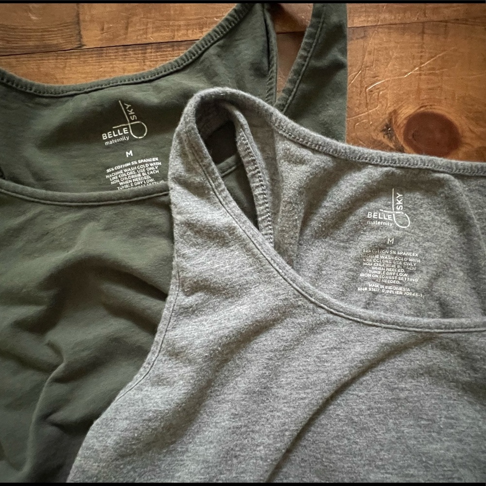 Two Maternity Tank Tops